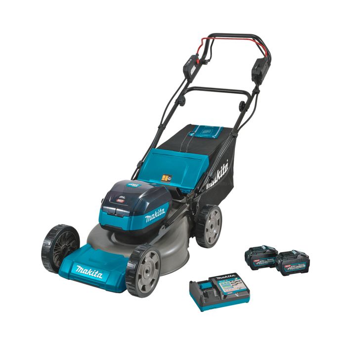 MAKITA LM001GT201 Aкумулаторна самоходна косачка 40 V 2х5 Ah 480 мм 2100 м2