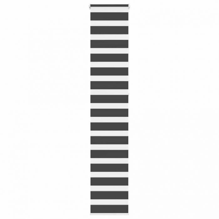 Зеброва щора черна 45x230 см Ширина на плата 40,9 см Полиестер