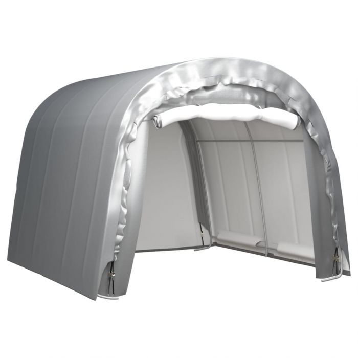 Палатка за съхранение, 300x300 см, стомана, сива