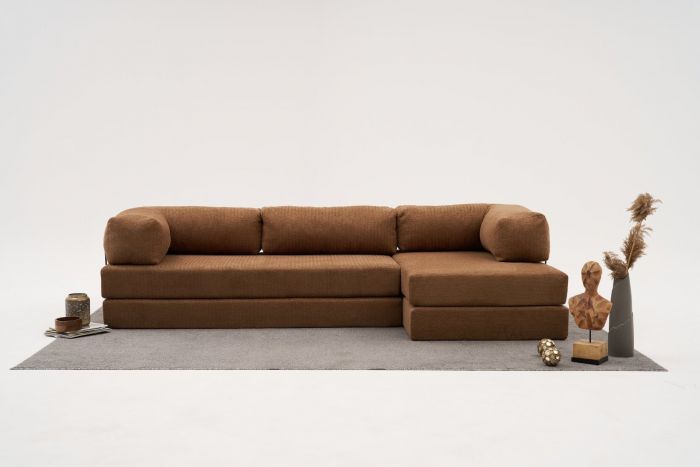 Ъглов диван Comfort, цвят Кафяв