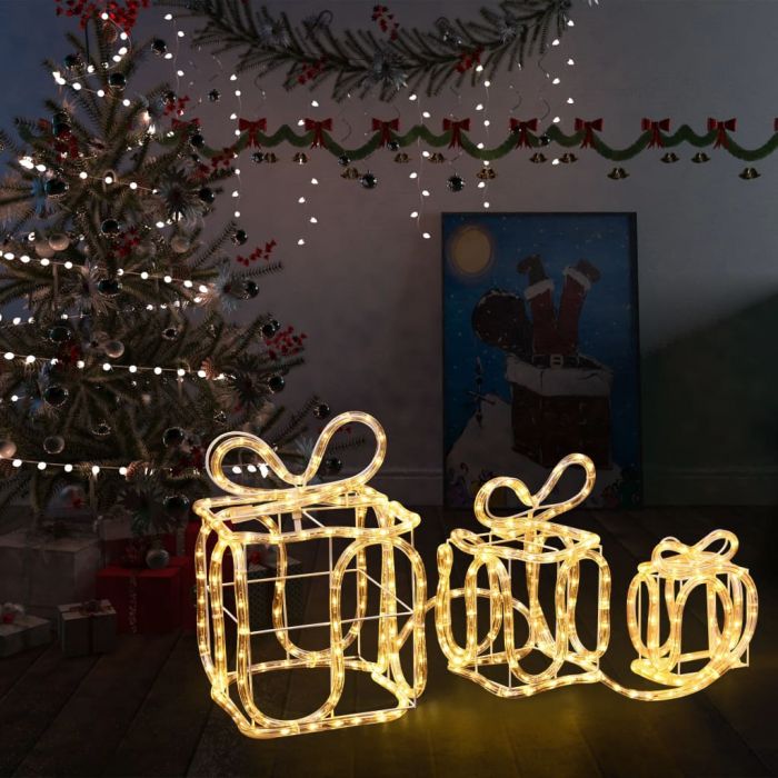 Коледна украса Подаръчни кутии със 180 LED за закрито и открито Kenny