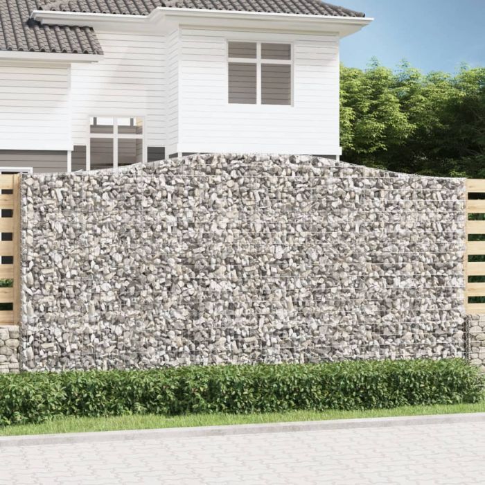 Габионни кошници арка 6 бр 400x50x200/220 см поцинковано желязо