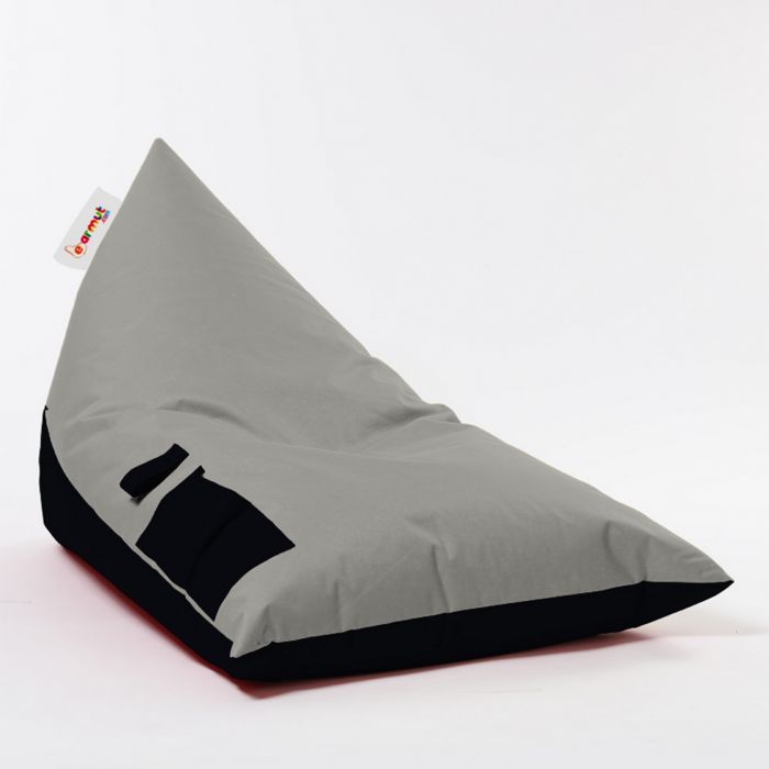 Градински пуф Pyramid Large Double Color Bed Pouf, цвят Сив
Черен