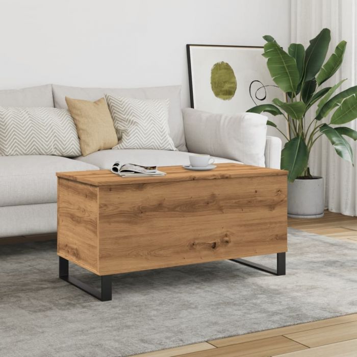 Масичка за кафе Artisan Oak 90x44,5x45 cm Инженерна дървесина
