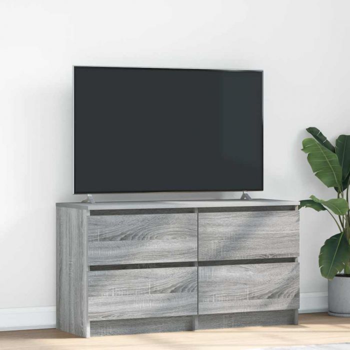 ТВ шкаф Grey Sonoma 100x35x54 cm Инженерна дървесина