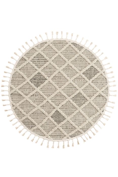 Килим Bukle 1411 - Cream, цвят Кремав, 100 cm см