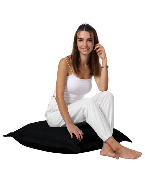 Градинска възглавница Cushion Pouf 70x70, цвят Черен