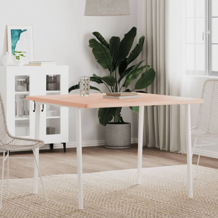 Плот за маса 90x90x2,5 см квадратен масивен бук