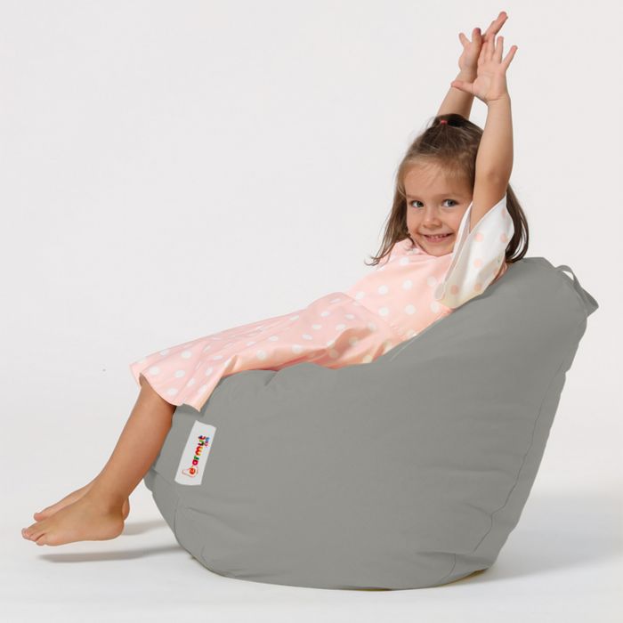 Градински пуф Premium Kids, цвят Сив