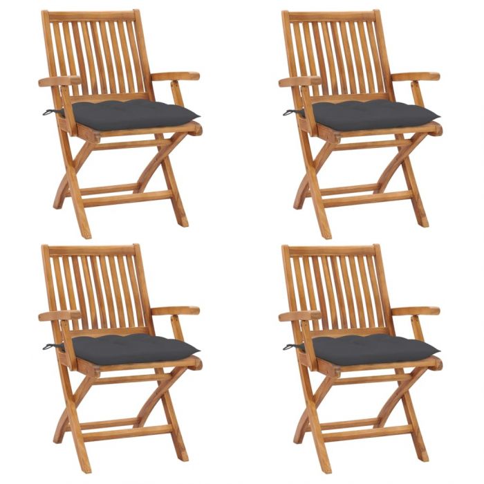 Сгъваеми градински столове с възглавници