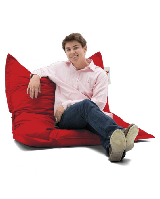 Градински пуф Cushion Pouf 100x100, цвят Червен