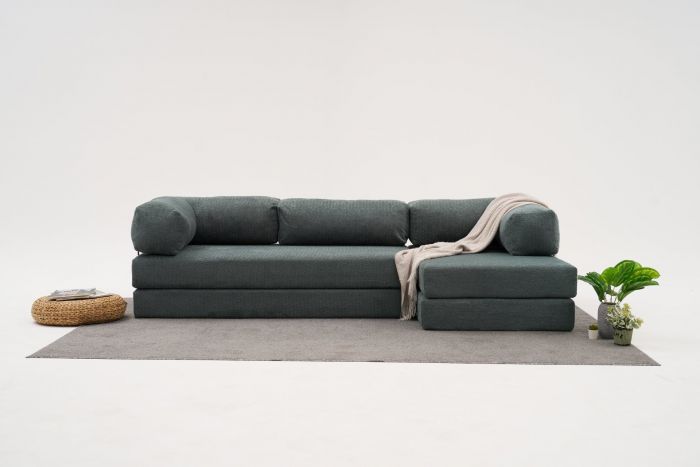 Ъглов диван Comfort, цвят Зелен