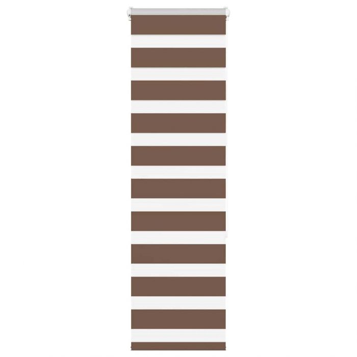 Зеброва щора кафяв 40x150 см ширина на плата 35,9 см полиестер