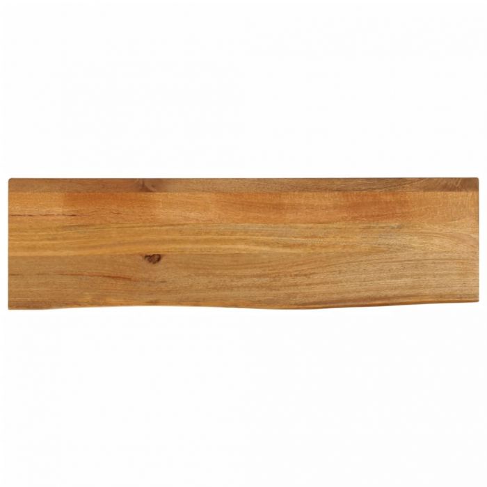 Плот за маса, жив ръб, 120x40x3,8 см, масивно дърво манго