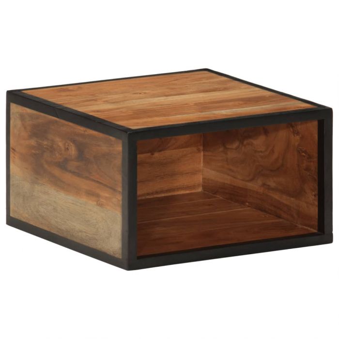 Стенно нощно шкафче 35x35x20 см масивна акация