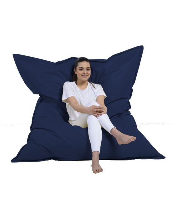 Градински пуф Giant Cushion 140x180, цвят Тъмно син