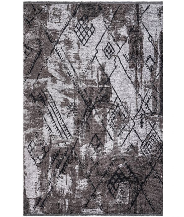 Килим за антре (95 x 300) 24002A - Антрацит