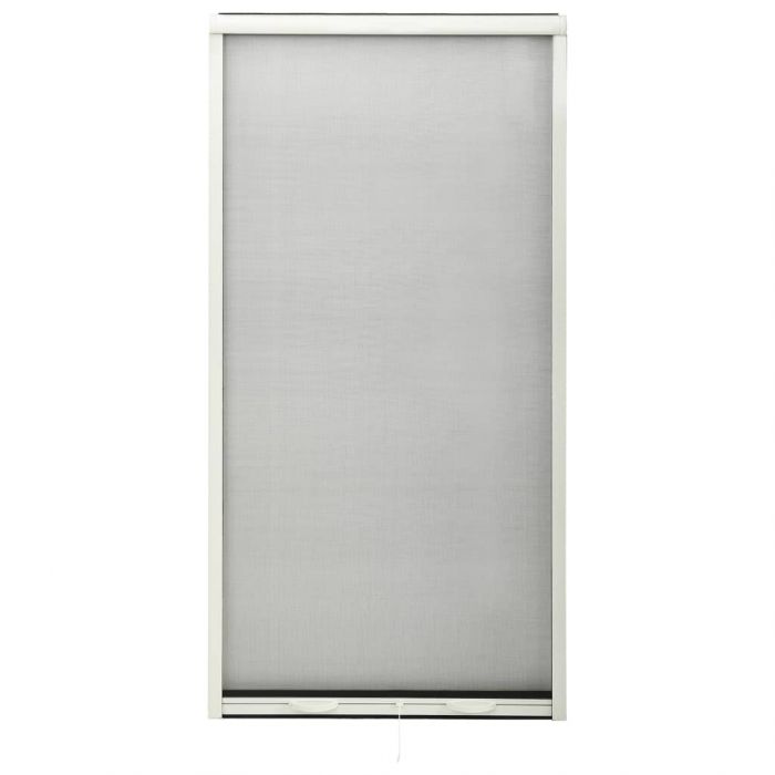 Бял ролетен комарник за прозорци 60 x 150 см Cole