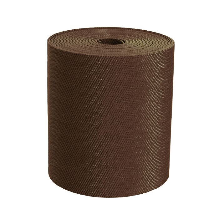 Разделителна лента за тревни площи PP TERRA, кафяво, H15 cm x L9 m