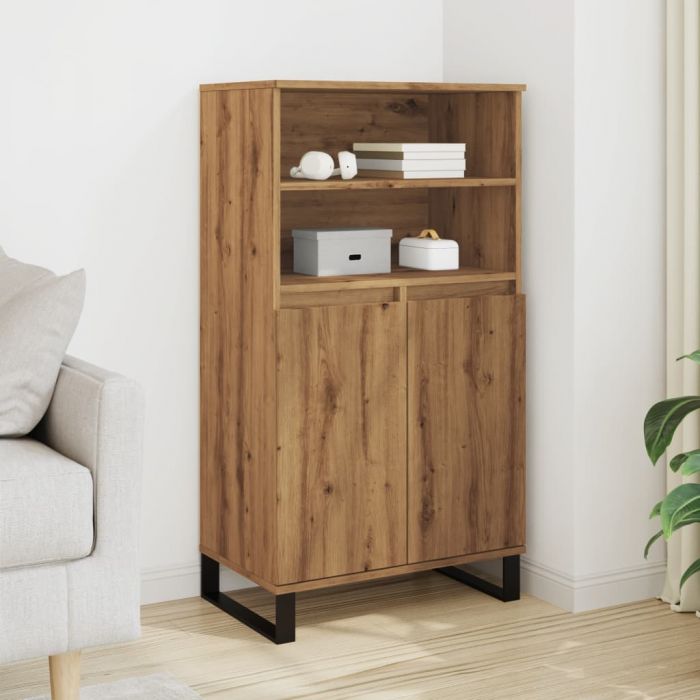Highboard Artisan Дъб 60x36x110 cm Инженерна дървесина