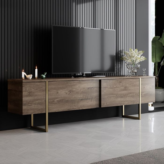 ТВ шкаф Luxe, цвят Орех Златен