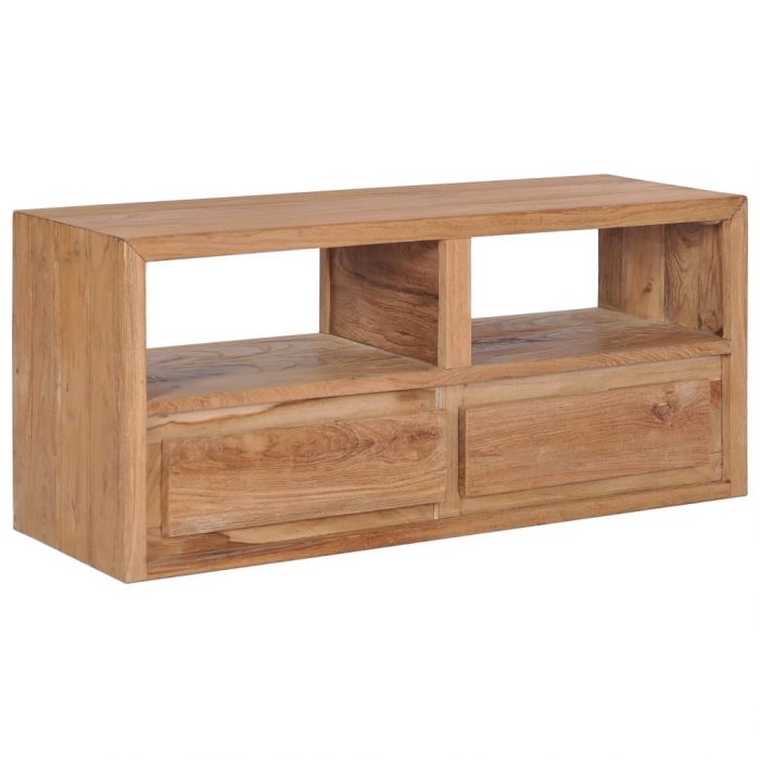 ТВ шкаф Ceara, 90x30x40 cм, тиково дърво масив