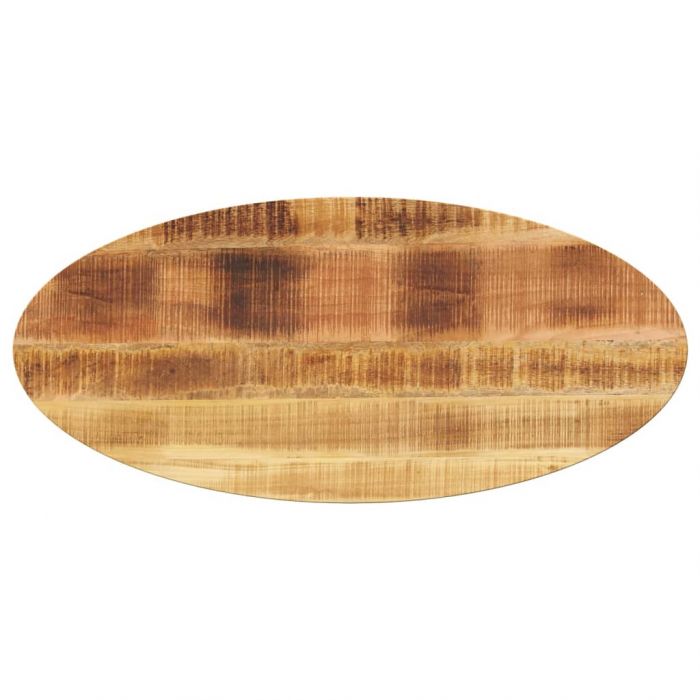 Плот за маса, 100x50x2,5 см, овален, масивно дърво манго