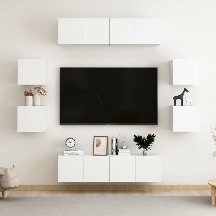 Комплект ТВ шкафове от 8 части Armani