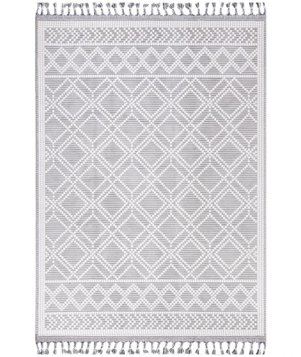 Килим (195 x 290) 75535A - Сиво