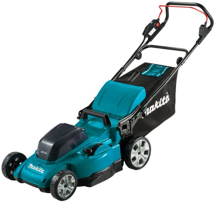 MAKITA DLM480CT2 Акумулаторна косачка 18+18 V 2х5 Ah 48 см 800 м2 62 л