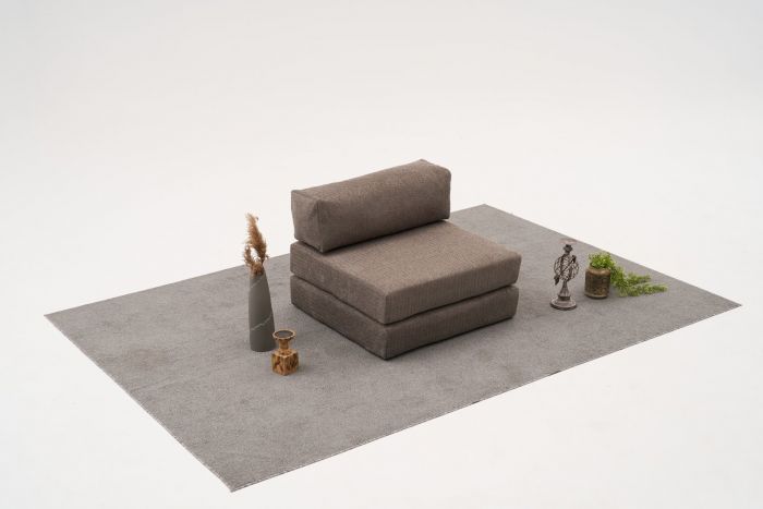 Едноместен диван Comfort, цвят Сив