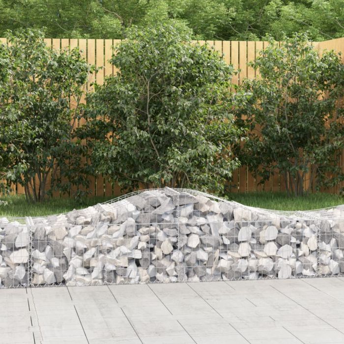 Габионни кошници арка 50 бр 200x50x40/60 см поцинковано желязо