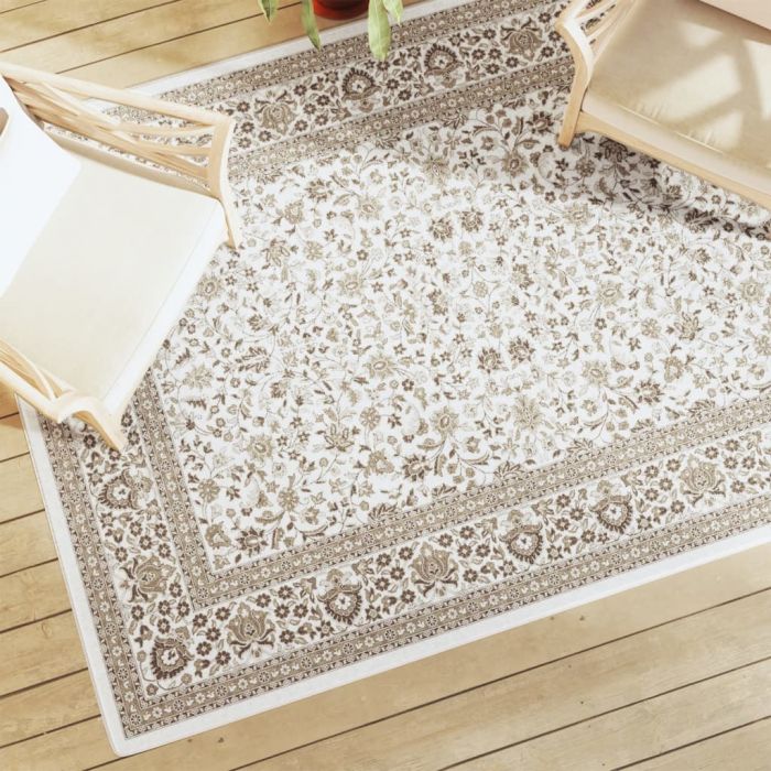 Килим за открито и закрито къс косъм шарен 160x230 см неплъзгащ