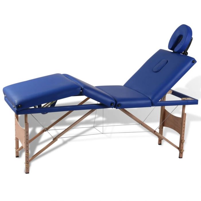 Дървена масажна кушетка с 4 зони