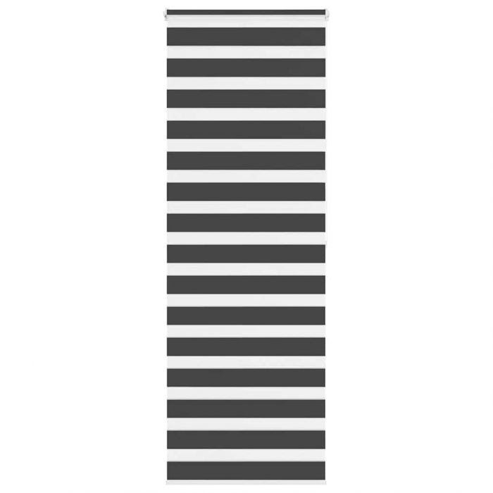 Зеброва щора черна 70x200 см ширина на плата 65,9 cm полиестер