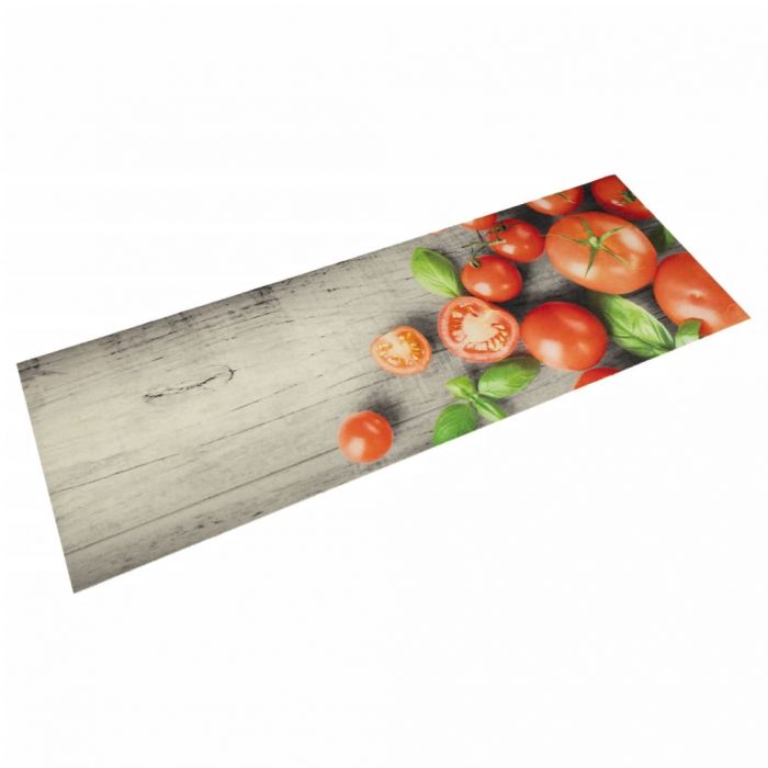 Кухненско килимче, миещо, домати, 60x180 см, кадифе