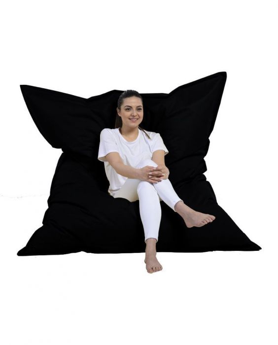 Градински пуф Giant Cushion 140x180, цвят Черен