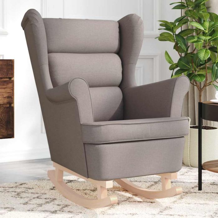 Люлеещ се стол Taupe 74x90x102 cm Fabric