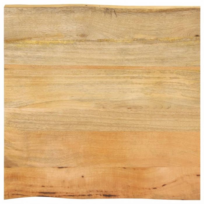 Плот за маса, 60x60x3,8 см, жив ръб, масивно дърво манго