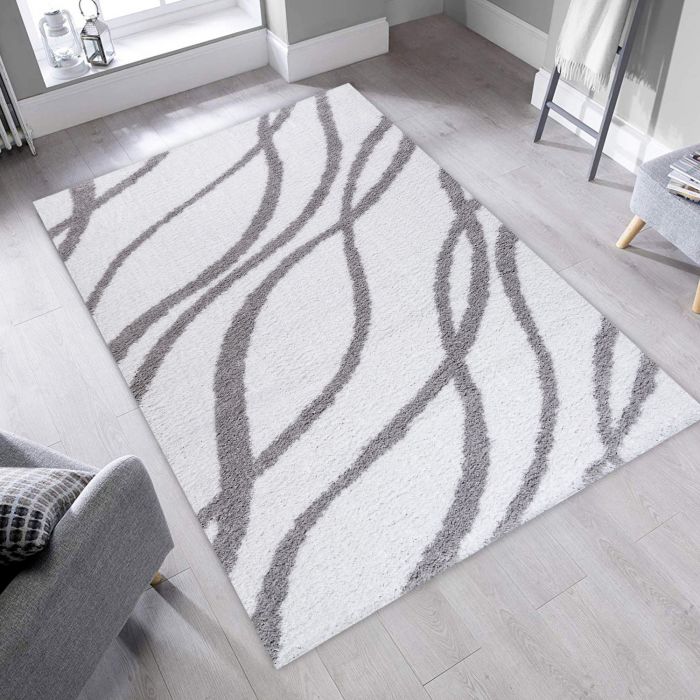 Килим за антре (80 x 300) Puffy 7757 Бял
Сив