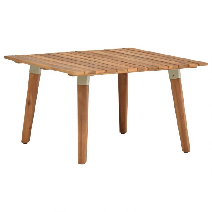 Градинска кафе маса Rowley, 60x60x36 см, акация масив