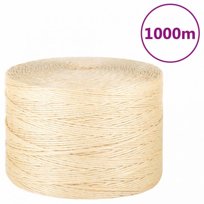 Въже, 100% сизал, 3 мм, 1000 м