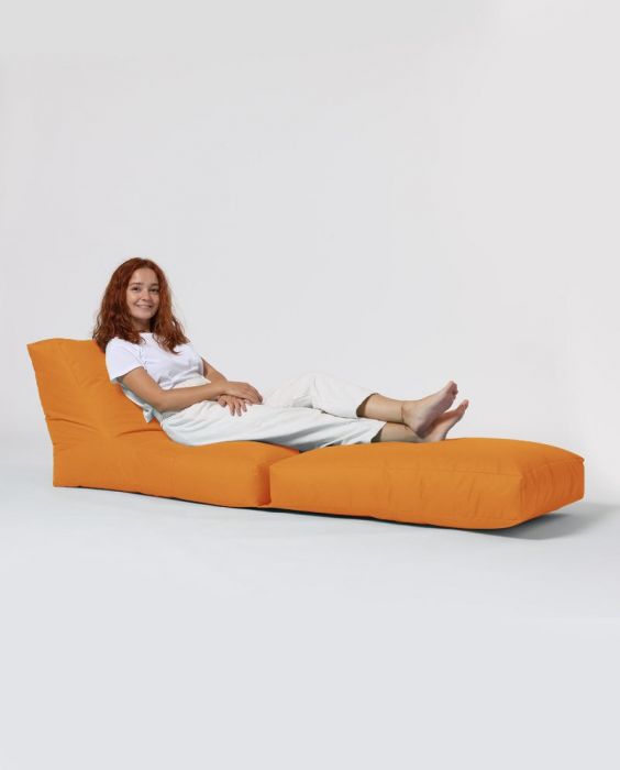 Градински пуф Siesta Sofa Bed Pouf, цвят Оранжев