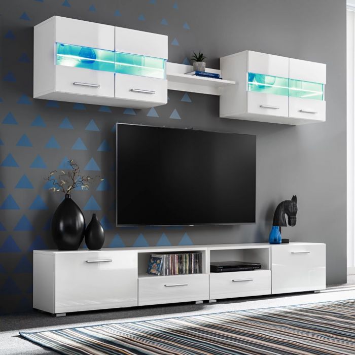 ТВ секция от 5 части с LED осветление