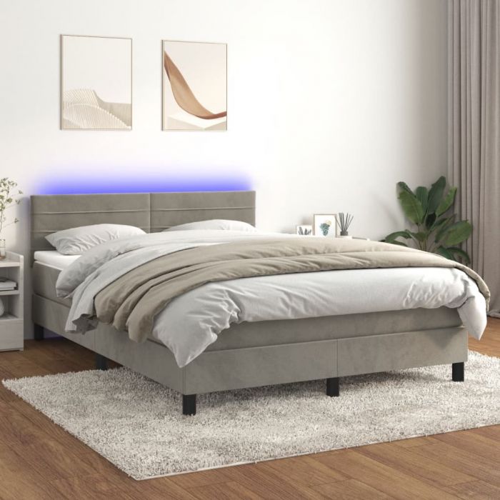Боксспринг легло с матрак и LED Hartman