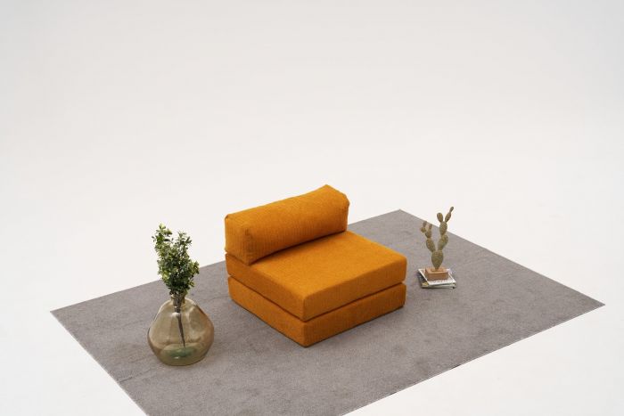 Едноместен диван Comfort, цвят Оранжев