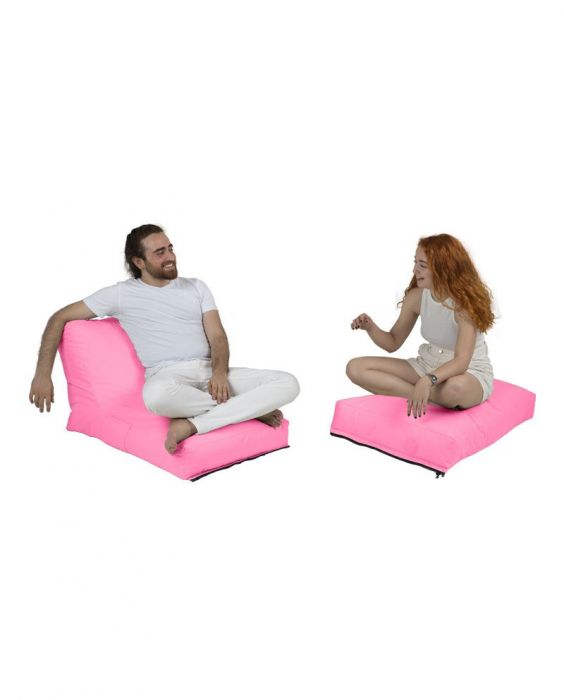 Градински пуф Siesta Sofa Bed Pouf, цвят Розов