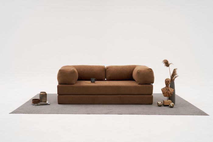 Троен диван Comfort, цвят Кафяв