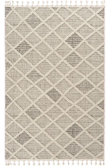 Килим Bukle 1411 - Cream, цвят Кремав, 80 x 150 см
