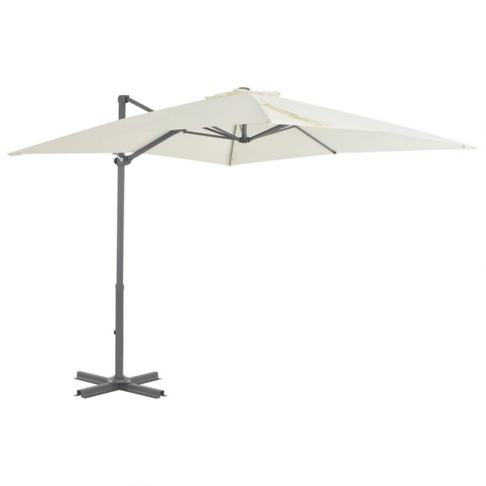 Градински чадър чупещо рамо с алуминиев прът 250x250 см пясъчен Koch